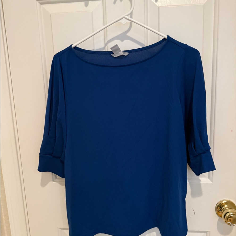 H&M Royal Blue Blouse